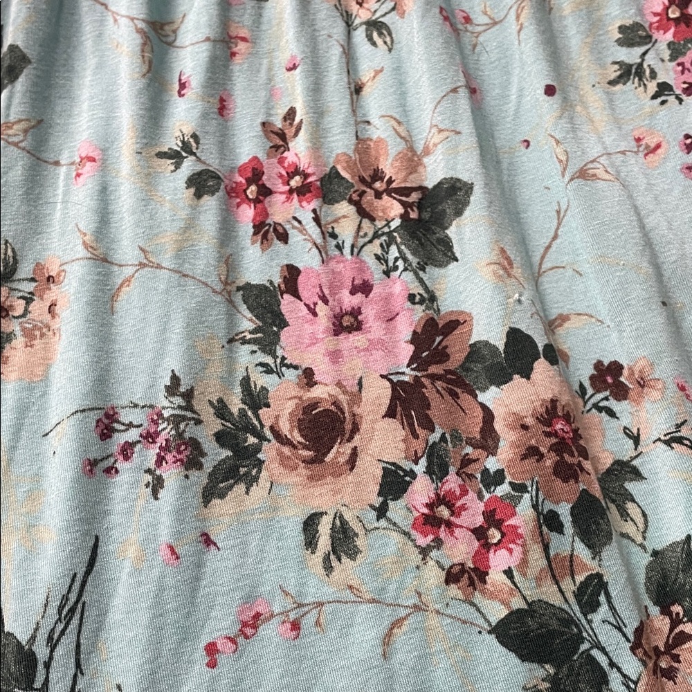 Torrid Floral Mint Green Dress - Picture 2 of 2